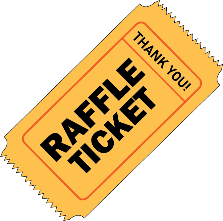 A picure of a raffle ticket